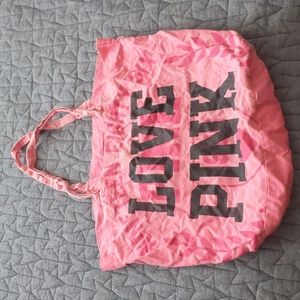 Nineteen eighty six Love Pink Tote